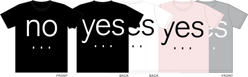 commmons YES/NO T シャツ