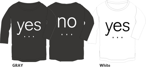commmons YES/NO T-Shirt(レディースボディ)