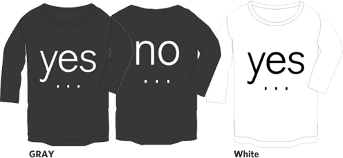 commmons YES/NO T-Shirt（レディースボディ）